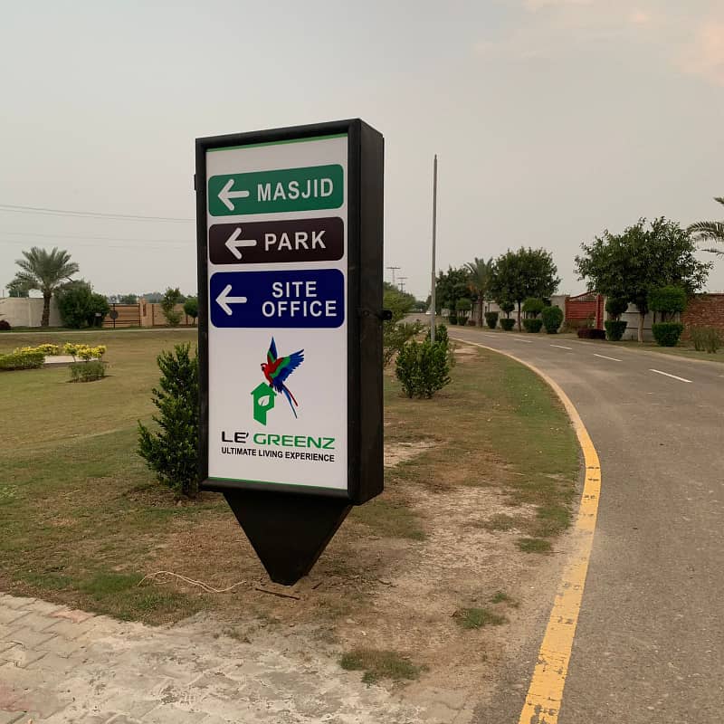 4 Kanal Farmhouse Plot Is Available For Sale In Lahore Greens Bedian Road Block B 11