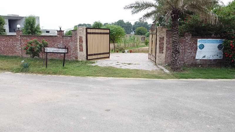 4 Kanal Farmhouse Plot Is Available For Sale In Lahore Greens Bedian Road Block B 13