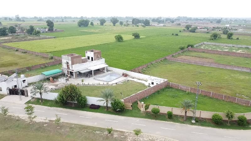 4 Kanal Farmhouse Plot Is Available For Sale In Lahore Greens Bedian Road Block B 15