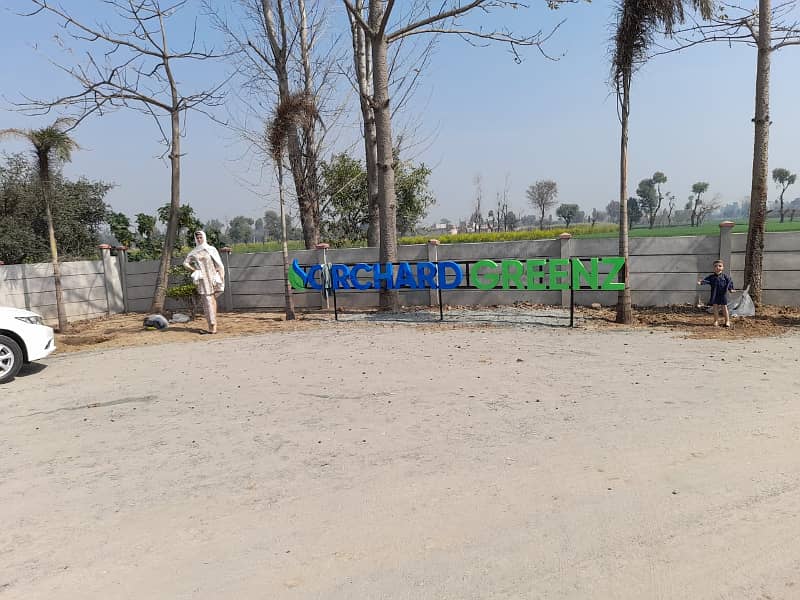 1 Kanal Plot Available In Orchard Greenz 15 Minute Drive From DHA Phase VI Bedian Road Lahore 2