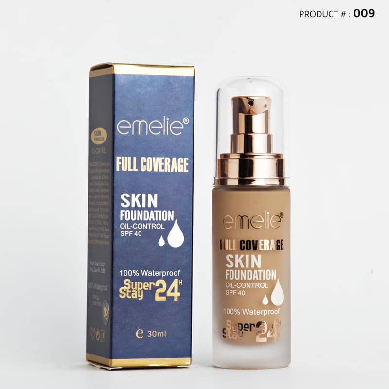 Emelie Liquid Foundation/Emelie foundation pump/ skin mekup orignal 1