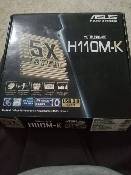 gaming Mobo 7 gen h110 and gaming processor 7gen with box for sale 3