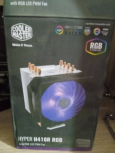 Cooler master H410R RgB cooler 1