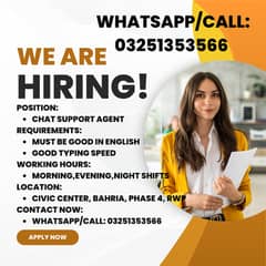 Customer Support Agent Job Available