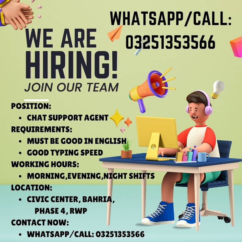 Customer Support Agent Job Available 1