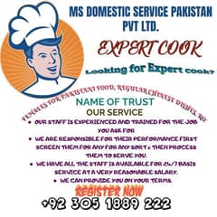 Expert Cook, Maids, Helpers, Nanny, Cook Available, Domestic Staff 0