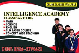 tuition services available for students of class 6-10