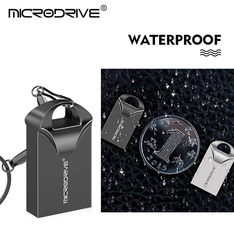 Super Mini Metal USB Flash Drive 32 GB USB 3.0 with Key Chain Pendrive 1