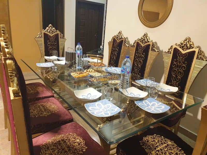 Dinning table with 8 chairs 2