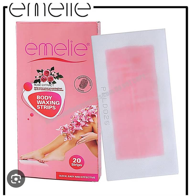 Emelie wax strips / women hair remove wax orignal product 0