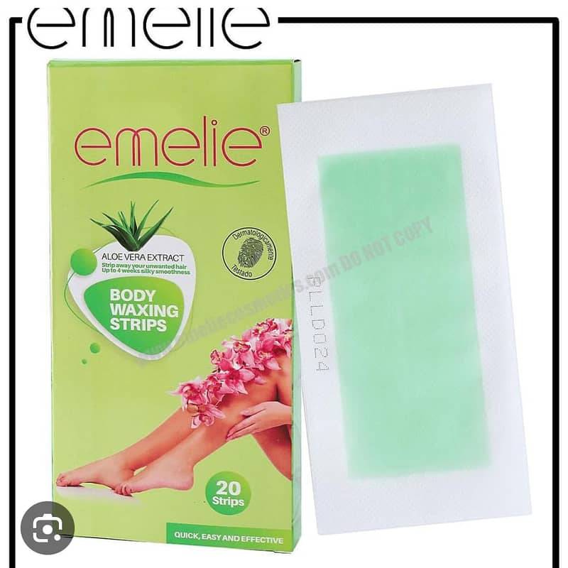 Emelie wax strips / women hair remove wax orignal product 1