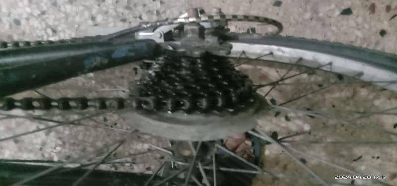 folding cycle 3x 7 gears shock absorber 9