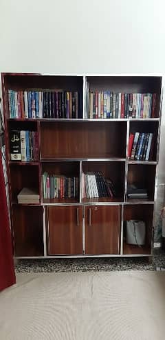 Book rack with two lockers 0