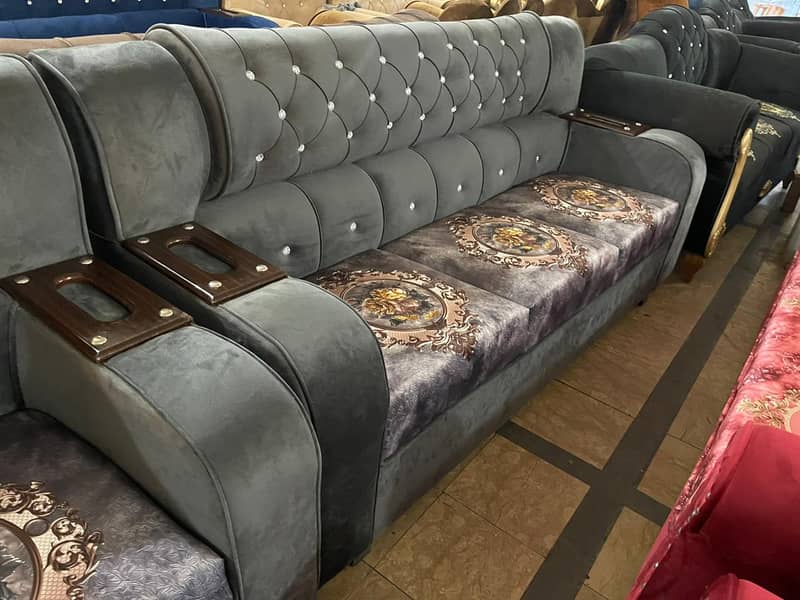 6 seater sofa - Sofa set - sofa set for sale - wooden sofa - Furniture 9