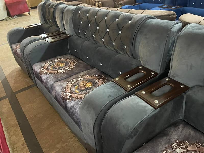 6 seater sofa - Sofa set - sofa set for sale - wooden sofa - Furniture 10