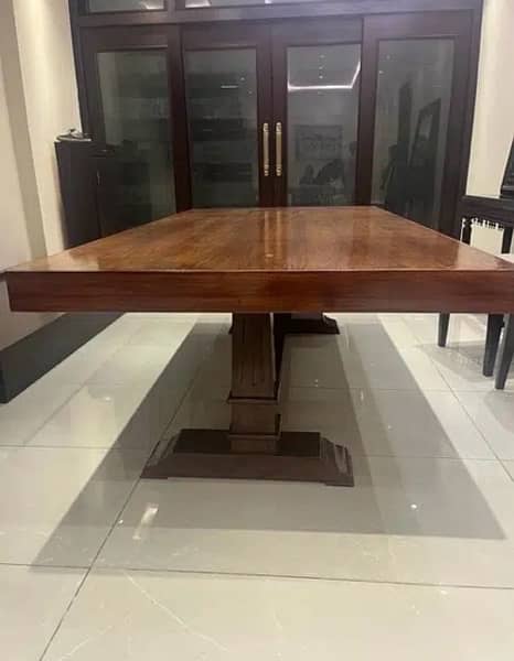 BRAND NEW SHEESHAM SOLID WOOD 8 CHAIR MASTER DINING TABLE 3