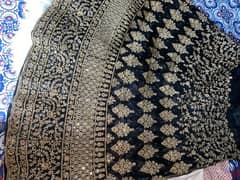 lehenga choli with dupatta in black color pure new condition