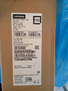 I have to sell my 10 generation lenvo core i3 laptop with box comple