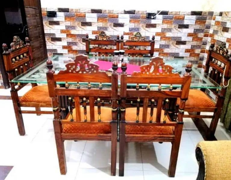 Dinning Table with 6 chairs 1