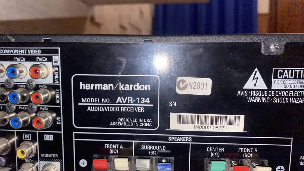 Harman/kardon AVR-134 Home Theater 7