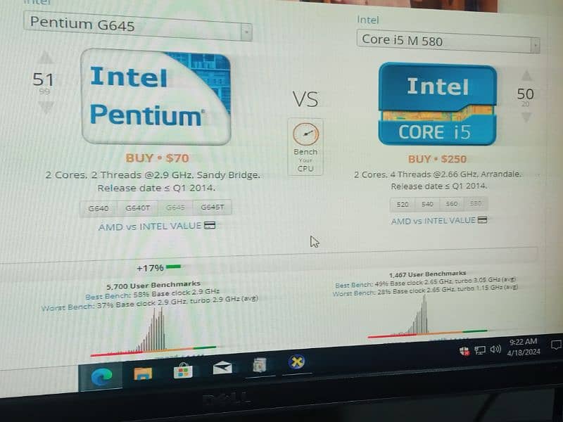 Lenovo computer CPU only 2.9ghz speed 4