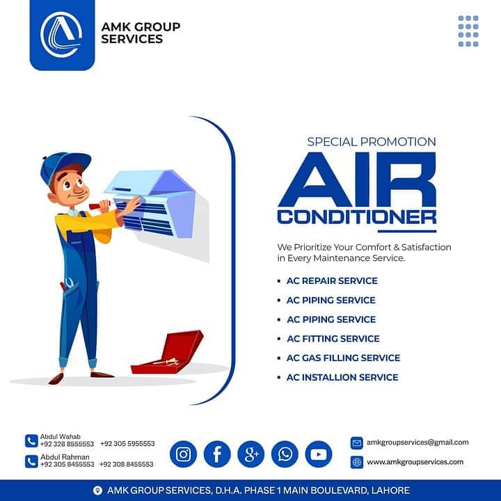 AC Installation, AC Service, AC Repair. Split AC Repair Service 12