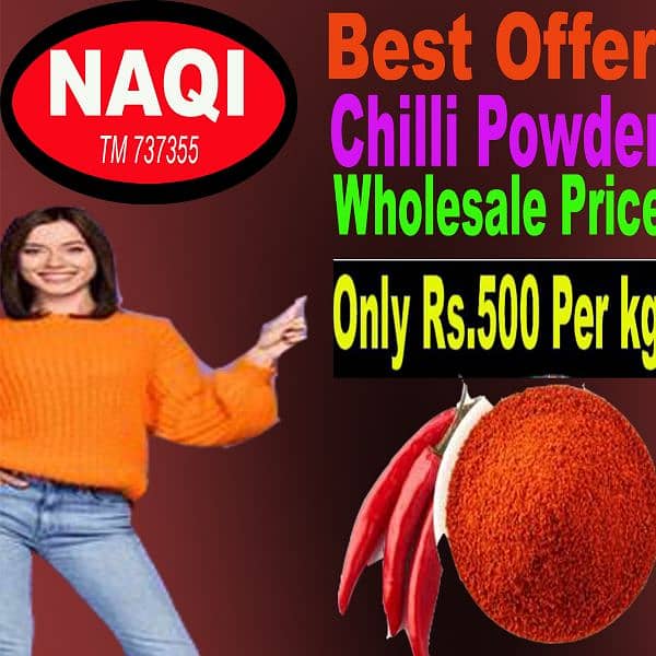 Red Chilli Powder _ Lal Mirch _ 100 % Pure and Natural 0
