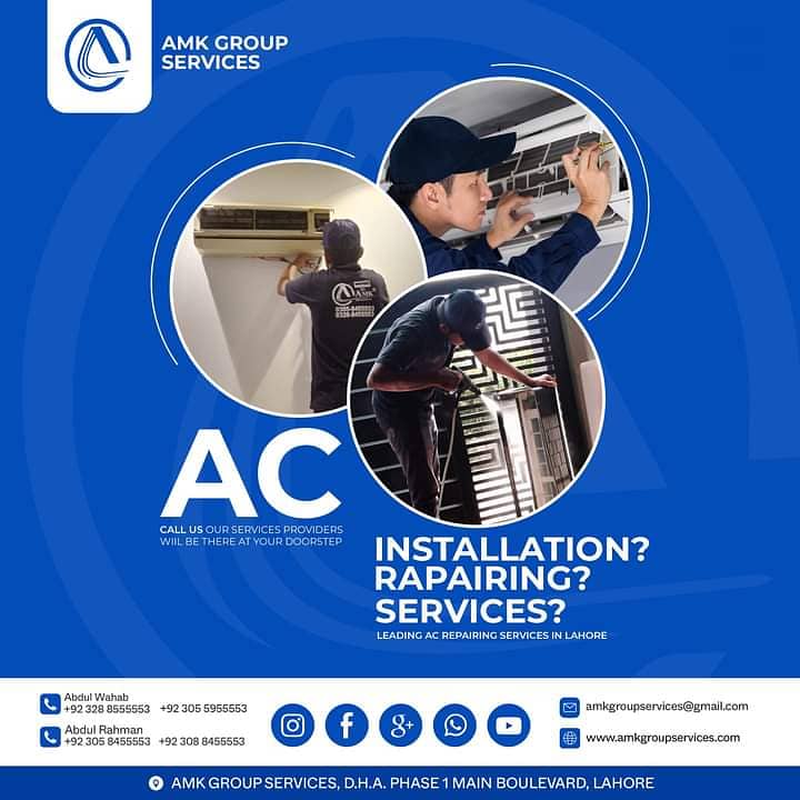 Ac Service on in 1500 & Gas Charge | Ac Maintenance/AC Installation 11