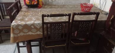 6 chair & Dinning table