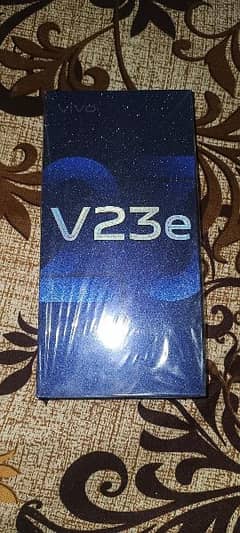 Vivo v23e full lush condition 10/10 with box charger