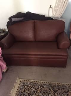 4 seater leatherite sofa set 0