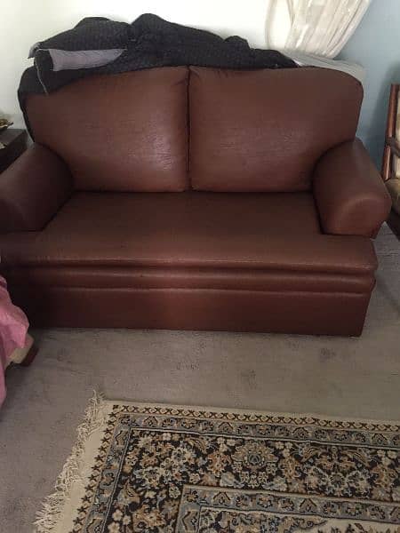 4 seater leatherite sofa set 1