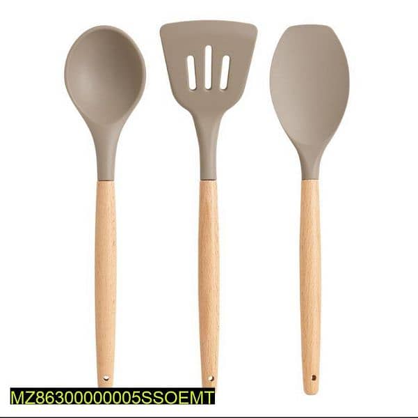 12 Pc Silicone Spatula Spoon Set 5