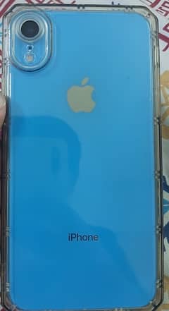 Iphone Xr PTA approved in sky blue colour with 2 batteries
