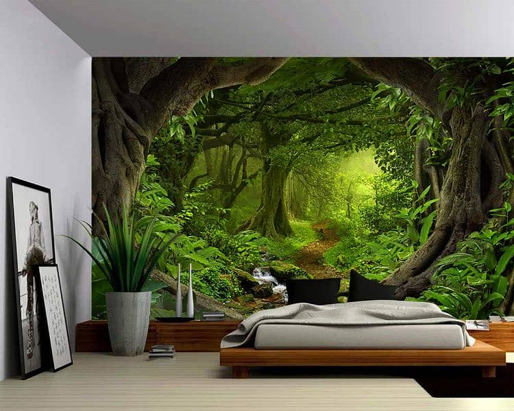 decorate your walls with beautiful 3D wallpapers 7