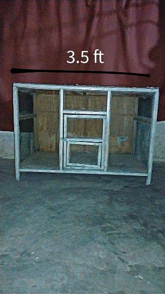 used wooden large cage for kabootar and hens 0