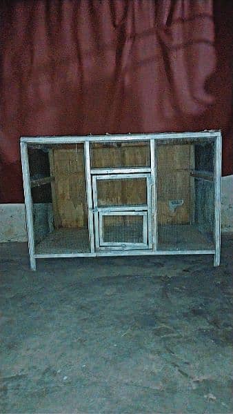 used wooden large cage for kabootar and hens 14