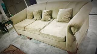 King size Bed with Mattress and 7 seaster sofa Molty foam for sale
