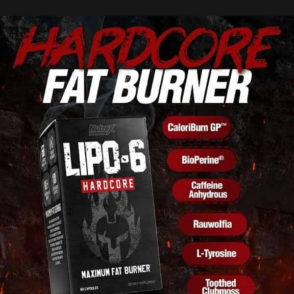 Lipo 6 Hardcore Fat Burner 1