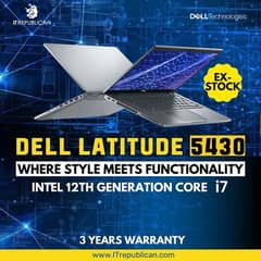 DELL LATITUDE 5430 i7 12TH GEN LAPTOP BRAND NEW 3 YEARS 0