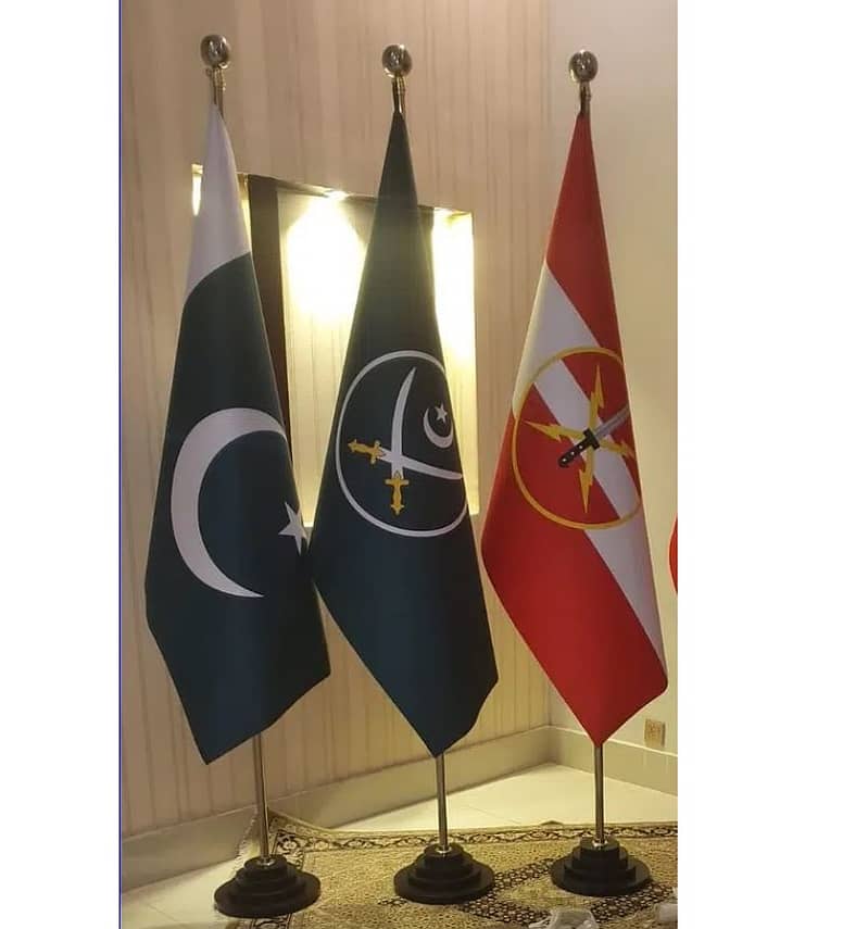 Indoor Army flag & Pole , Table flag , outdoor flag , AJK Flag ,Lahore 8