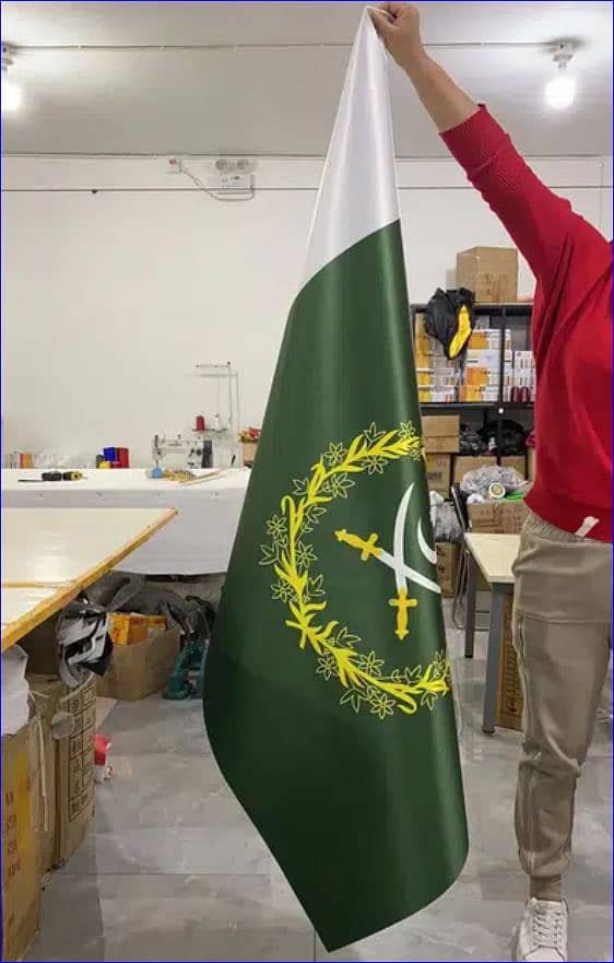 Indoor Army flag & Pole , Table flag , outdoor flag , AJK Flag ,Lahore 11