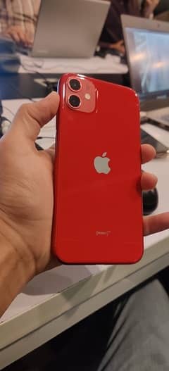 iPhone 11 64 gb Jv Red 10/10 Condition Never Reapired