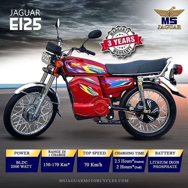 Electric Bikes MS Jaguar - ECO Dost motorcycle 0