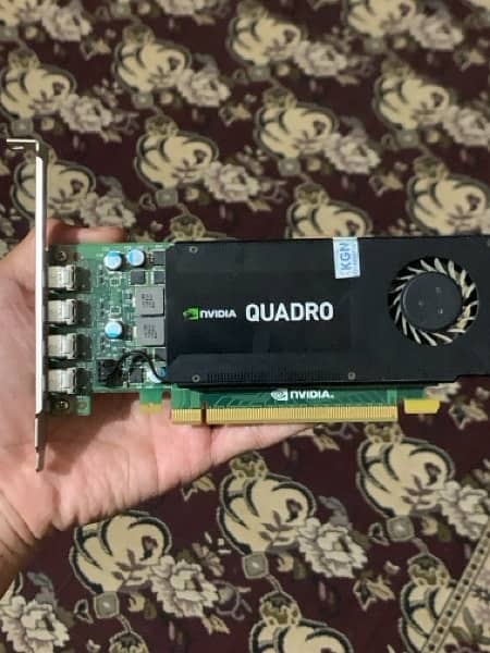 4GB Graphics Card - Quadro k1200 for Gaming and Editing Purposes. 3