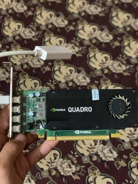 4GB Graphics Card - Quadro k1200 for Gaming and Editing Purposes. 5