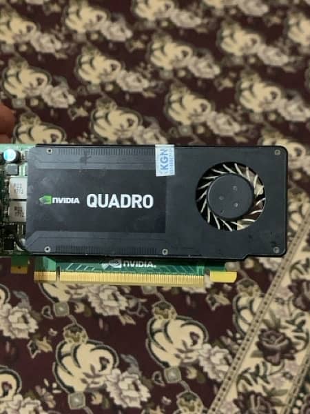4GB Graphics Card - Quadro k1200 for Gaming and Editing Purposes. 7