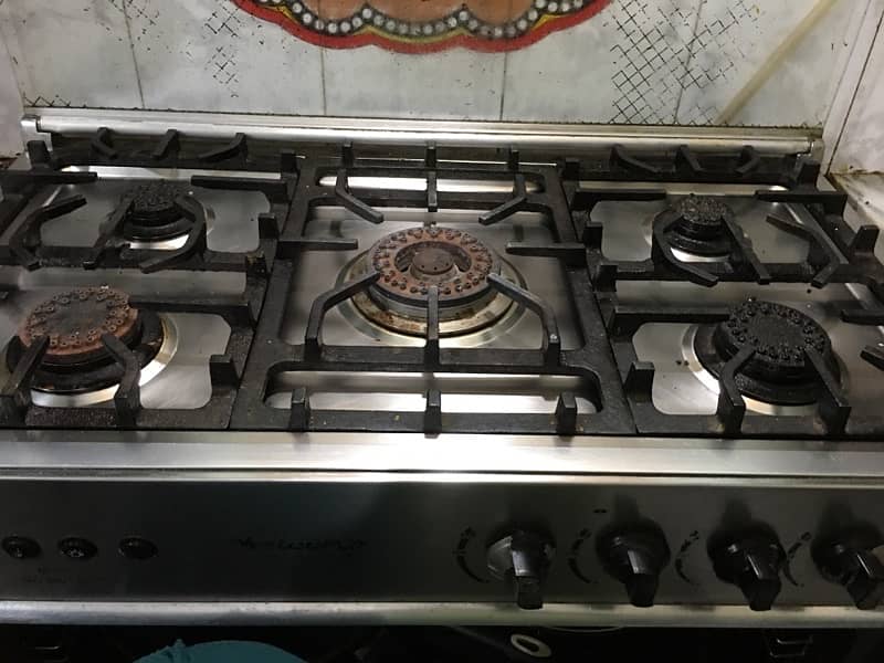 Gas Cooker Oven Grill with 5 Burners + Good Used Conditio 3