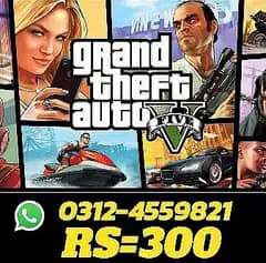 GTA 5 PC GAME KRWAYE ALL OVER PAKISTAN 100%WORKING GURANTED WITH PROOF