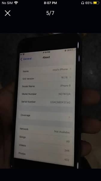 IPHONE 8 64 GB NON ACTIVE IN BRAND NEW CONDITION 4